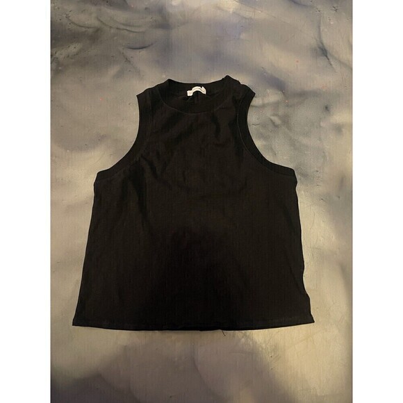 rag & bone Tops - Rag and Bone Jean Sz XS Essential Sleeveless Crew Neck Black Tank Top Women’s